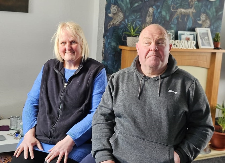 Tony and Jackie coming to terms with Jackie's dementia diagnosis