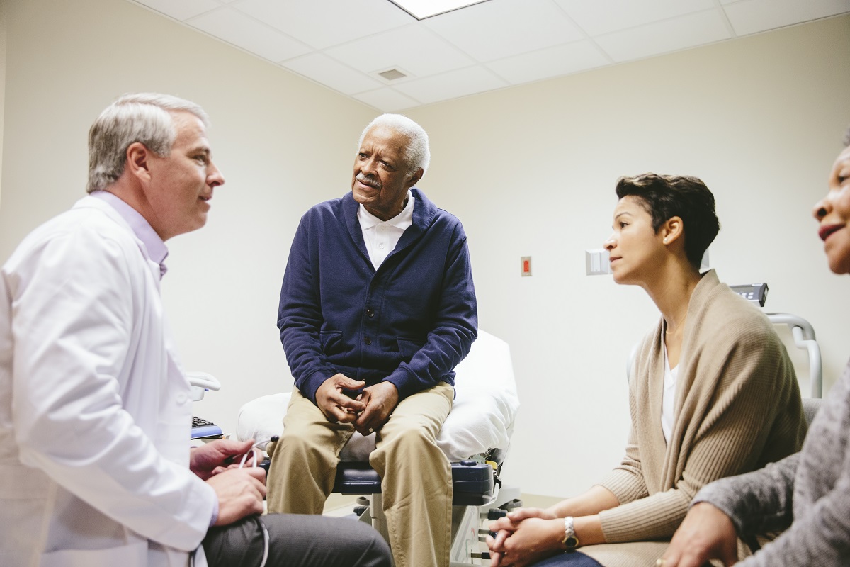 Doctor with patient 