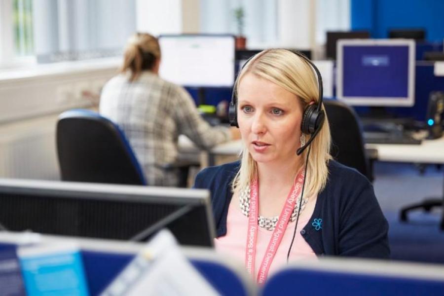 Dementia Connect Support Line adviser