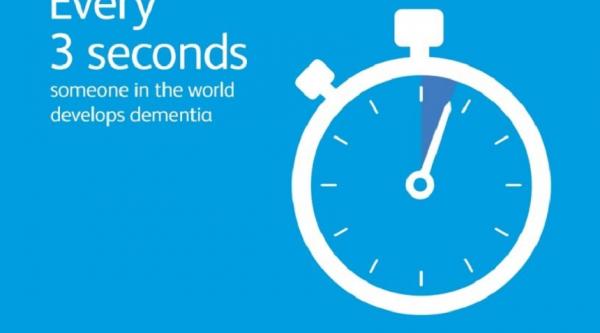 Every 3 seconds someone in the world develops dementia