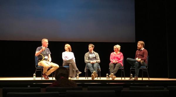 Q and A session in Plymouth after the performance of Still Alice