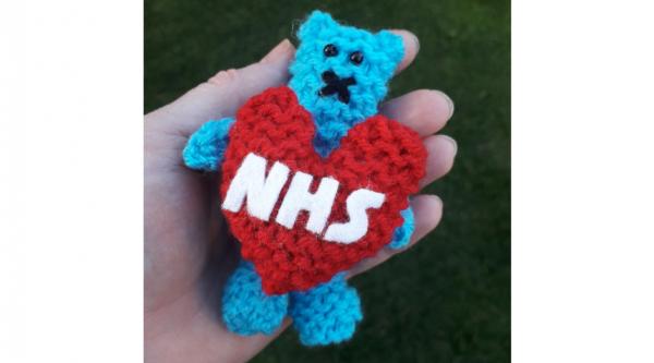 NHS Snuggle Bear Fidget Toy Thumbnail