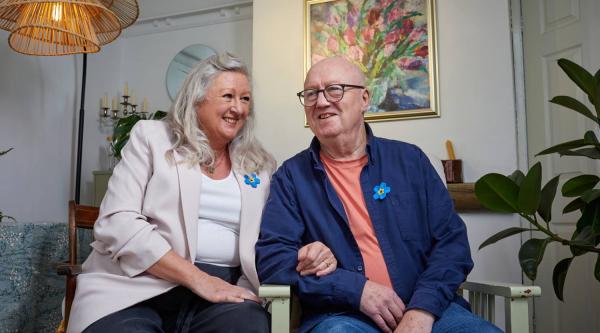 Alison and Geraint featured here are fully behind the Forget Me Not appeal