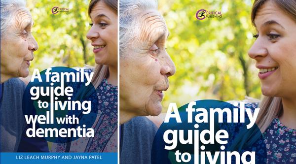 Front cover of A Family Guide featuring a young woman talking to an older woman