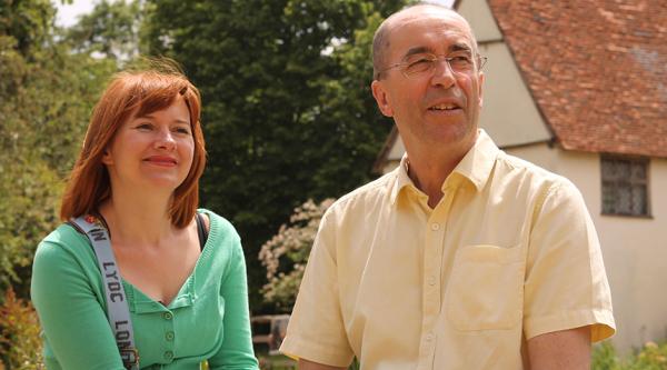 Kerry Hine with her late husband Charles